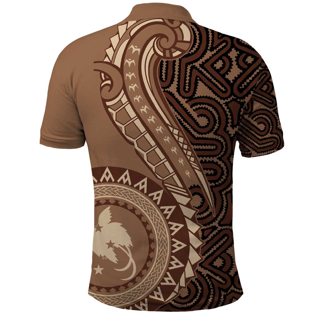 Papua New Guinea Oro Tapa Motif Polo Shirt Classic