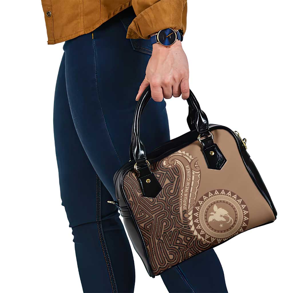 Papua New Guinea Oro Tapa Motif Shoulder Handbag Classic