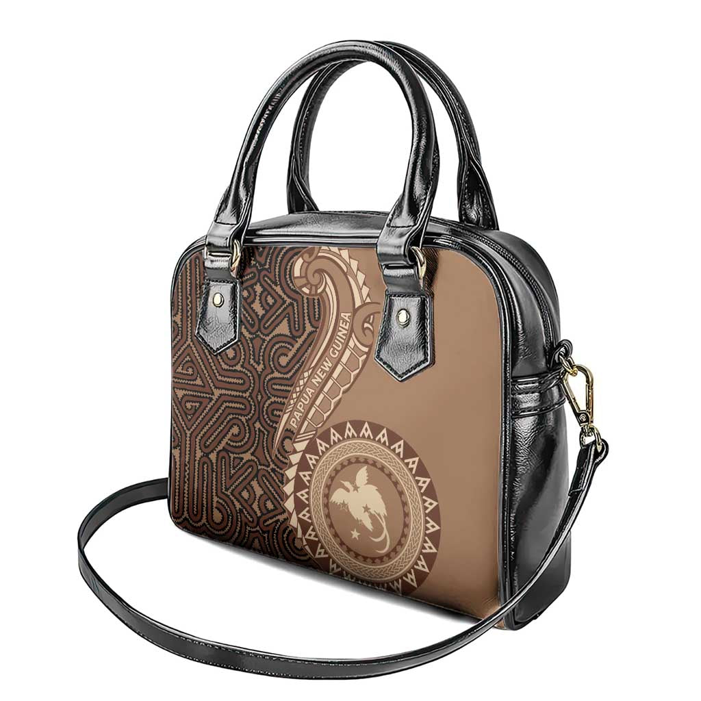 Papua New Guinea Oro Tapa Motif Shoulder Handbag Classic