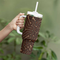 Papua New Guinea Oro Tapa Motif Tumbler With Handle Classic