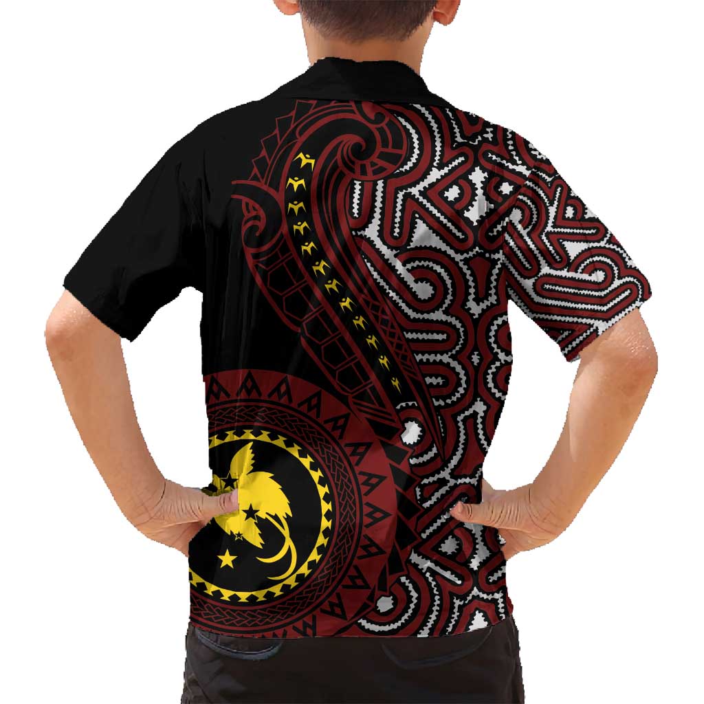 Papua New Guinea Oro Tapa Motif Family Matching Off Shoulder Maxi Dress and Hawaiian Shirt Special LT7 - Polynesian Pride