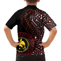 Papua New Guinea Oro Tapa Motif Family Matching Summer Maxi Dress and Hawaiian Shirt Special LT7 - Polynesian Pride
