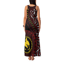 Papua New Guinea Oro Tapa Motif Family Matching Tank Maxi Dress and Hawaiian Shirt Special LT7 - Polynesian Pride