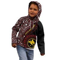 Papua New Guinea Oro Tapa Motif Kid Hoodie Special