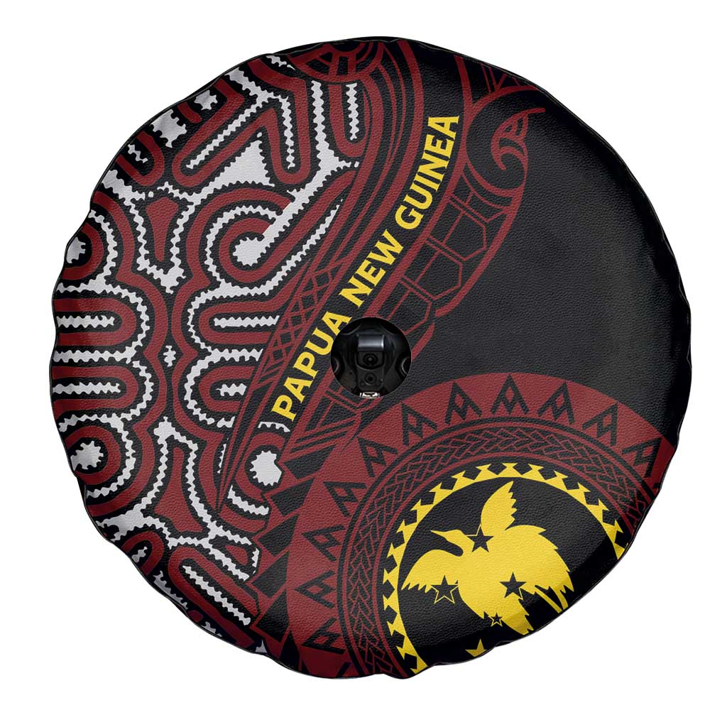 Papua New Guinea Oro Tapa Motif Spare Tire Cover Special LT7 - Polynesian Pride