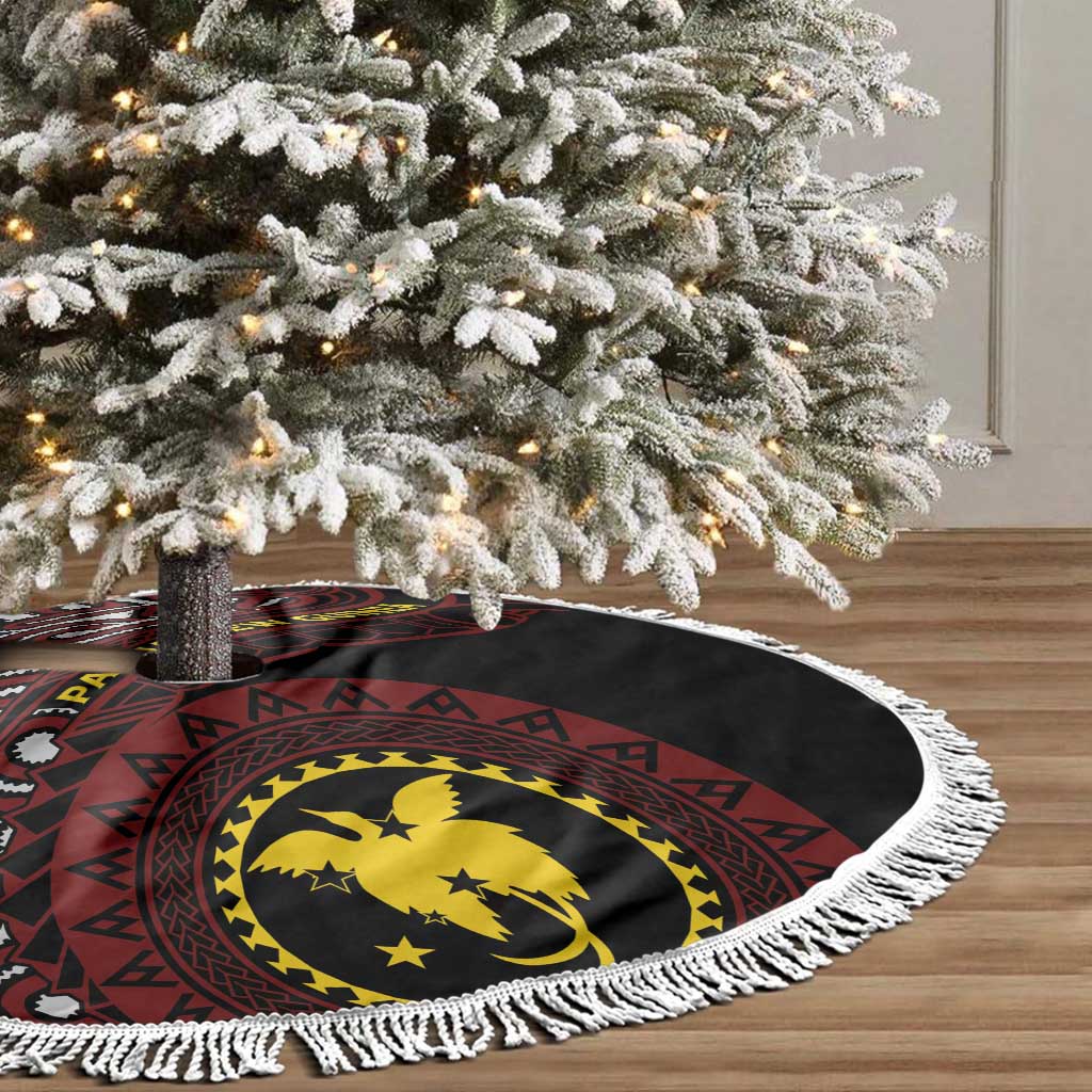 Papua New Guinea Oro Tapa Motif Tree Skirt Special