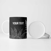 New Zealand Lawn Bowls Personalized Ceramic Mug Wrap-Around Silver Fern - Polynesian Pride