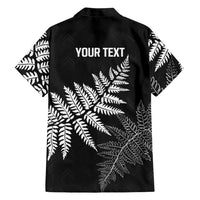 New Zealand Lawn Bowls Personalized Family Matching Off Shoulder Maxi Dress and Hawaiian Shirt Wrap-Around Silver Fern LT7 - Polynesian Pride