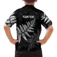 New Zealand Lawn Bowls Personalized Family Matching Short Sleeve Bodycon Dress and Hawaiian Shirt Wrap-Around Silver Fern LT7 - Polynesian Pride