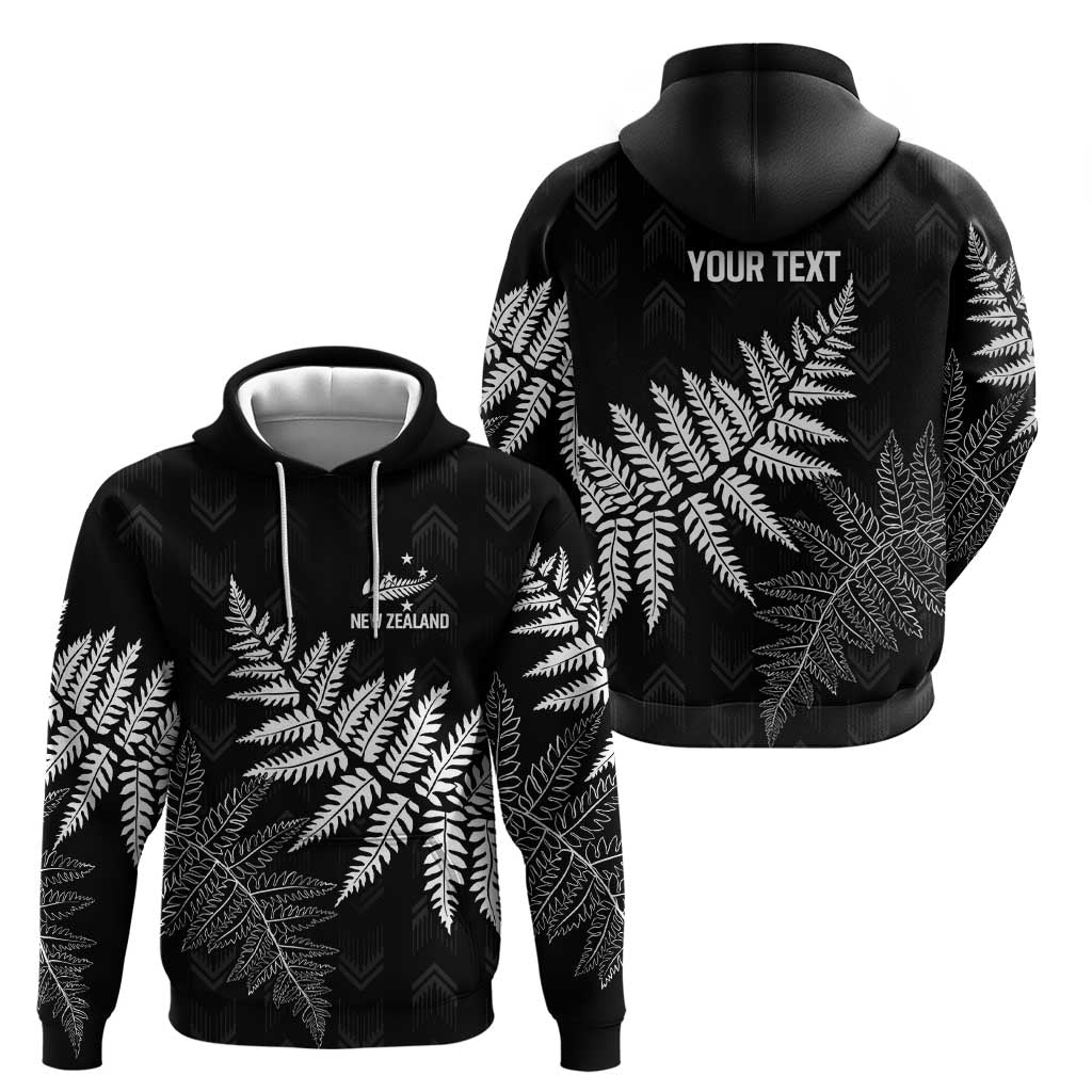 New Zealand Lawn Bowls Personalized Hoodie Wrap-Around Silver Fern LT7 - Polynesian Pride