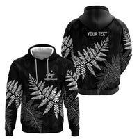 New Zealand Lawn Bowls Personalized Hoodie Wrap-Around Silver Fern LT7 - Polynesian Pride