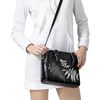 New Zealand Lawn Bowls Personalized Shoulder Handbag Wrap-Around Silver Fern - Polynesian Pride