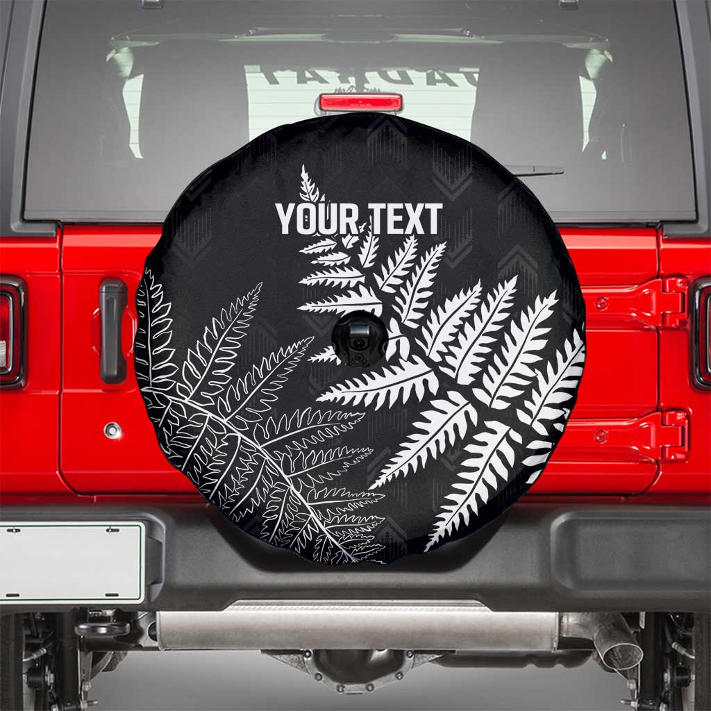 New Zealand Lawn Bowls Personalized Spare Tire Cover Wrap-Around Silver Fern LT7 - Polynesian Pride