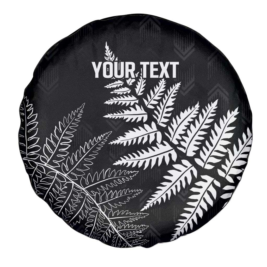 New Zealand Lawn Bowls Personalized Spare Tire Cover Wrap-Around Silver Fern LT7 - Polynesian Pride