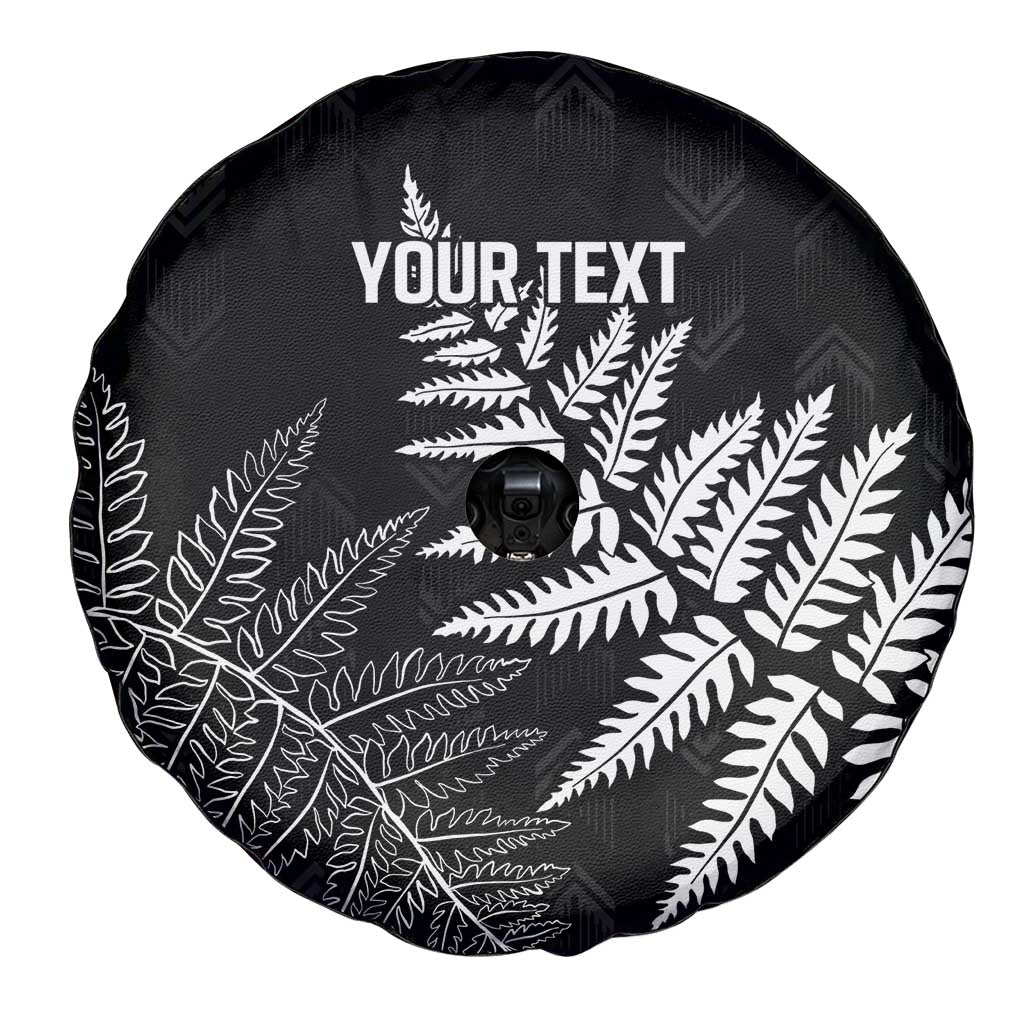 New Zealand Lawn Bowls Personalized Spare Tire Cover Wrap-Around Silver Fern LT7 - Polynesian Pride