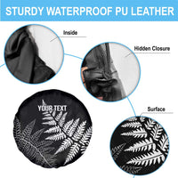 New Zealand Lawn Bowls Personalized Spare Tire Cover Wrap-Around Silver Fern LT7 - Polynesian Pride