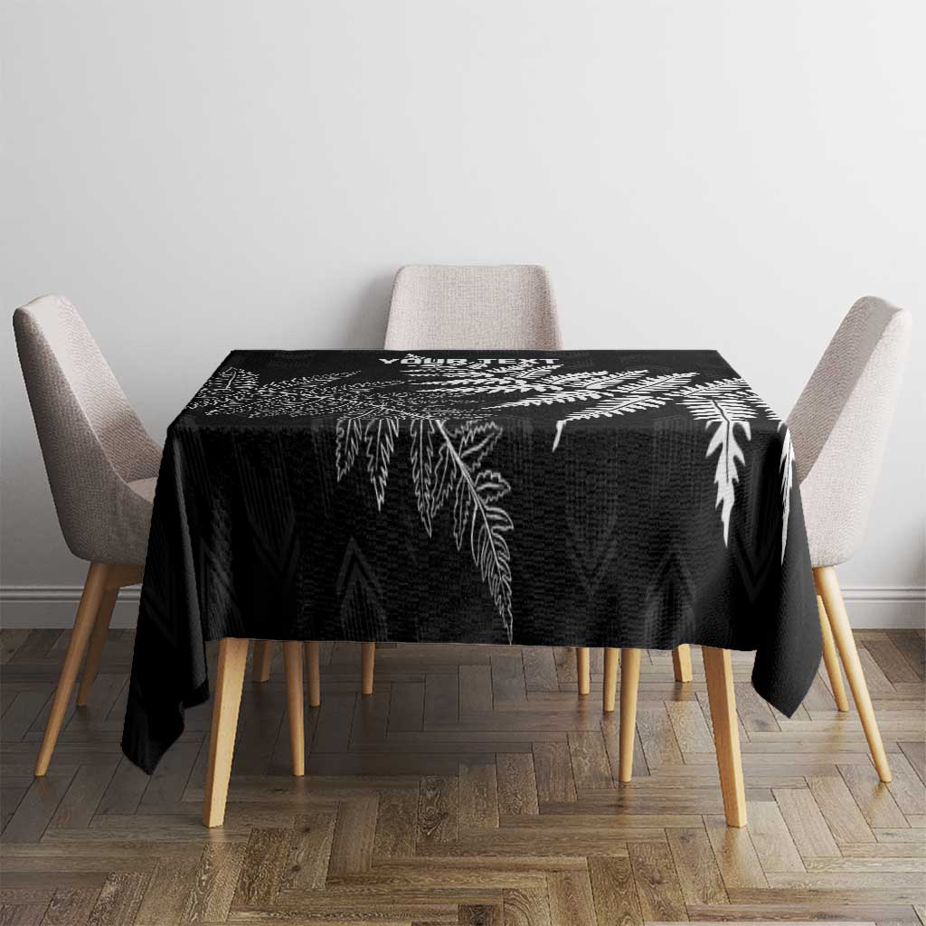 New Zealand Lawn Bowls Personalized Tablecloth Wrap-Around Silver Fern LT7 - Polynesian Pride