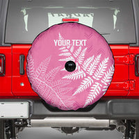 New Zealand Lawn Bowls Breast Cancer Personalized Spare Tire Cover Wrap-Around Silver Fern LT7 - Polynesian Pride