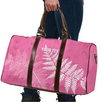 New Zealand Lawn Bowls Breast Cancer Personalized Travel Bag Wrap-Around Silver Fern LT7 - Polynesian Pride