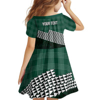 Rainbow Warriors Hawaii Personalized Palaka Family Matching Off The Shoulder Long Sleeve Dress and Hawaiian Shirt LT7 - Polynesian Pride