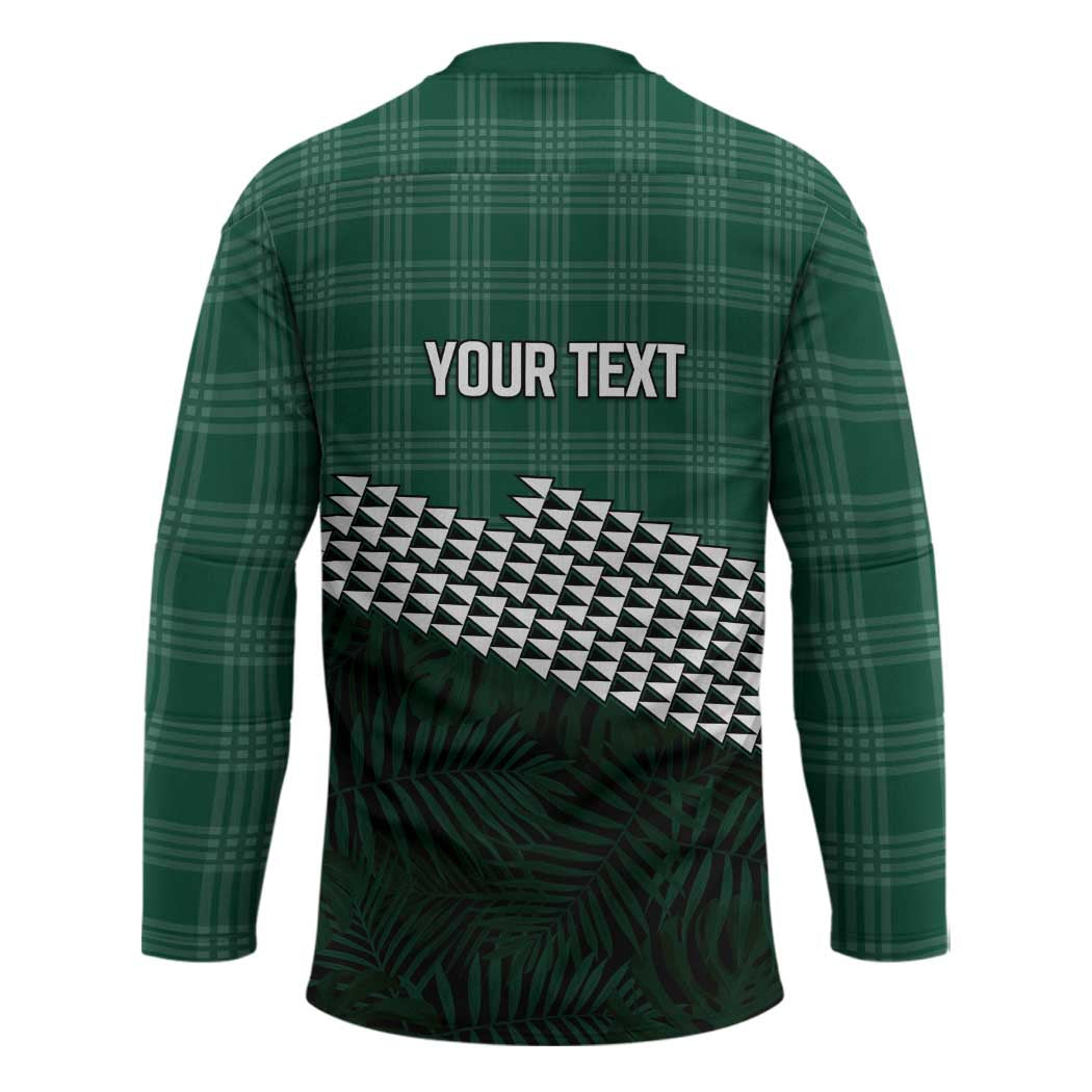 Rainbow Warriors Hawaii Personalized Palaka Hockey Jersey - Polynesian Pride