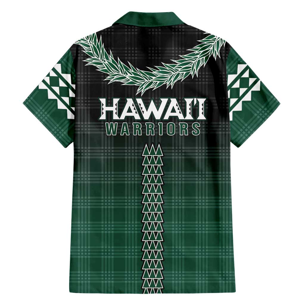 Rainbow Warriors Hawaii Palaka Family Matching Off Shoulder Maxi Dress and Hawaiian Shirt Maile Lei LT7 - Polynesian Pride