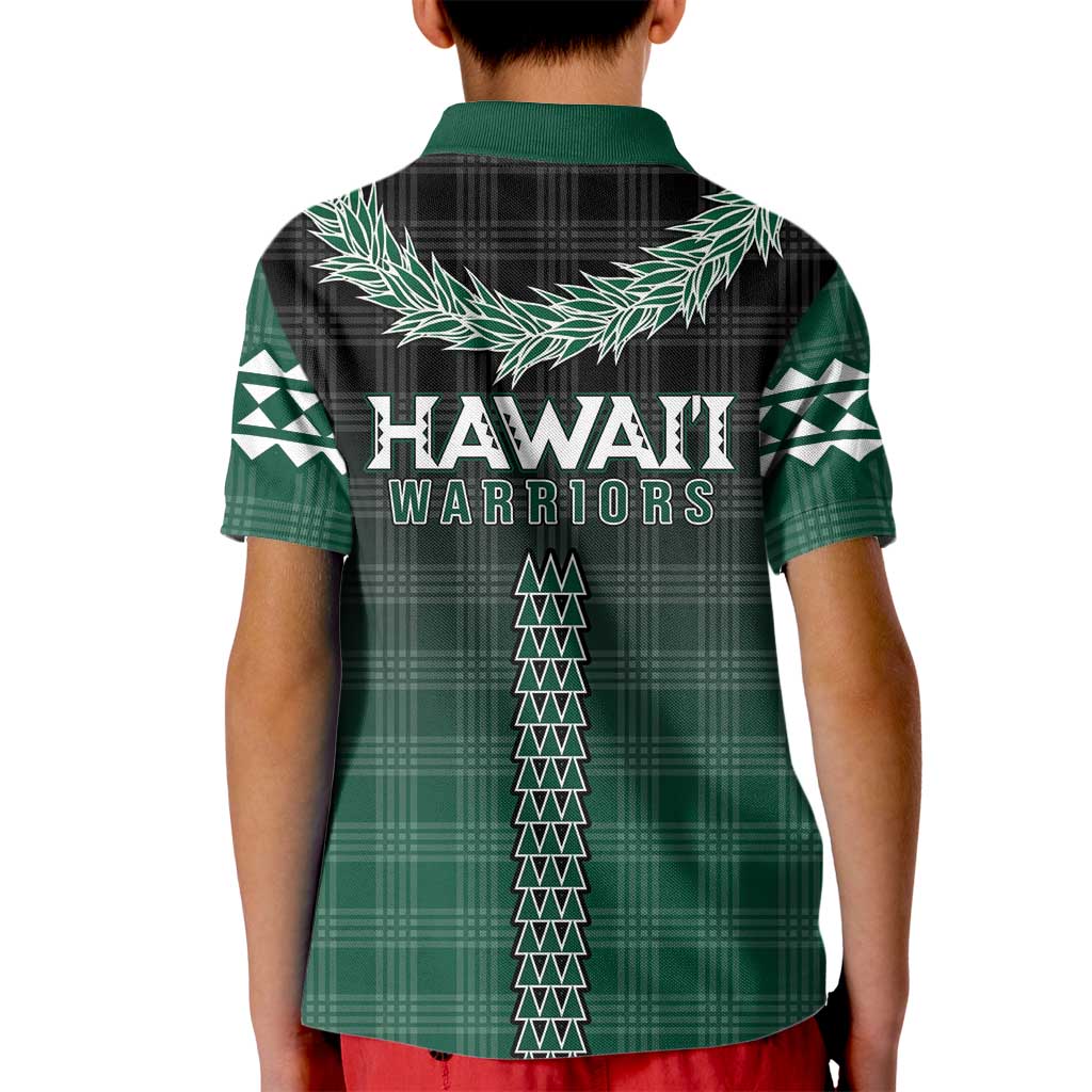 Rainbow Warriors Hawaii Palaka Kid Polo Shirt Maile Lei LT7 - Polynesian Pride