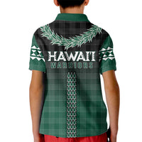 Rainbow Warriors Hawaii Palaka Kid Polo Shirt Maile Lei LT7 - Polynesian Pride