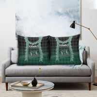 Rainbow Warriors Hawaii Palaka Pillow Cover Maile Lei - Polynesian Pride