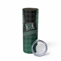 Rainbow Warriors Hawaii Palaka Skinny Tumbler Maile Lei - Polynesian Pride