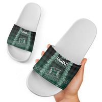 Rainbow Warriors Hawaii Palaka Slide Sandals Maile Lei - Polynesian Pride