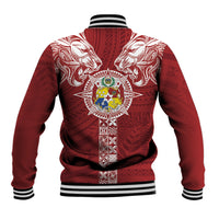 Tonga Independence Day Baseball Jacket Tongatapu Lion Ngatu Motifs LT7 - Polynesian Pride