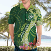 Fiji Ballantine Memorial High School Personalised Hawaiian Shirt Masi Tapa Mix Plumeria LT7 - Polynesian Pride