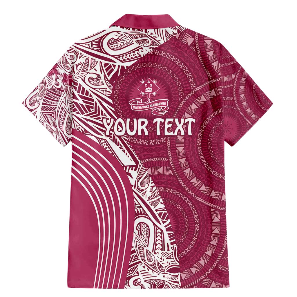 Fiji Adi Cakobau School Personalised Family Matching Mermaid Dress and Hawaiian Shirt Masi Tapa Mix Plumeria LT7 - Polynesian Pride