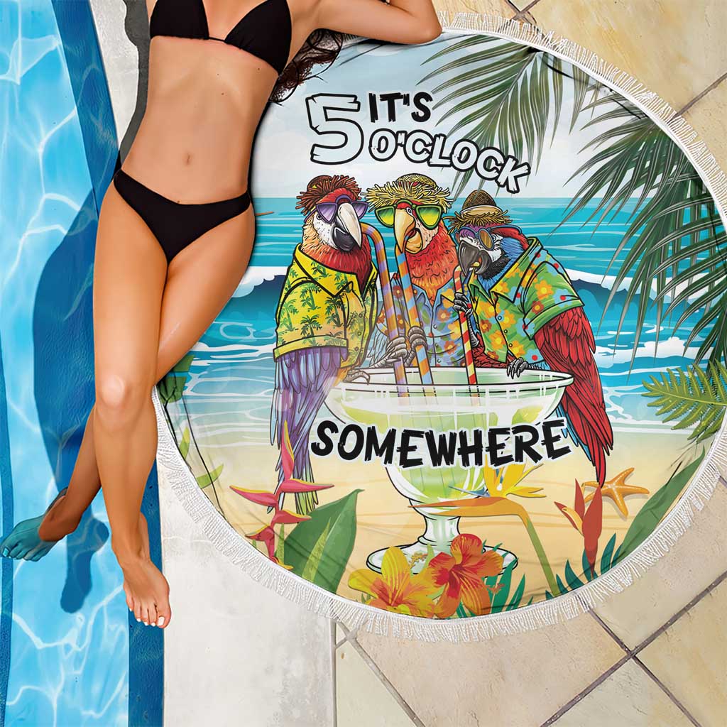 It's 5 o'clock Somewhere Beach Blanket Beach Party - Polynesian Pride