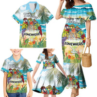 It's 5 o'clock Somewhere Family Matching Mermaid Dress and Hawaiian Shirt Beach Party LT7 - Polynesian Pride
