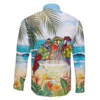 It's 5 o'clock Somewhere Family Matching Short Sleeve Bodycon Dress and Hawaiian Shirt Beach Party - Polynesian Pride