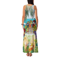 It's 5 o'clock Somewhere Family Matching Tank Maxi Dress and Hawaiian Shirt Beach Party LT7 - Polynesian Pride