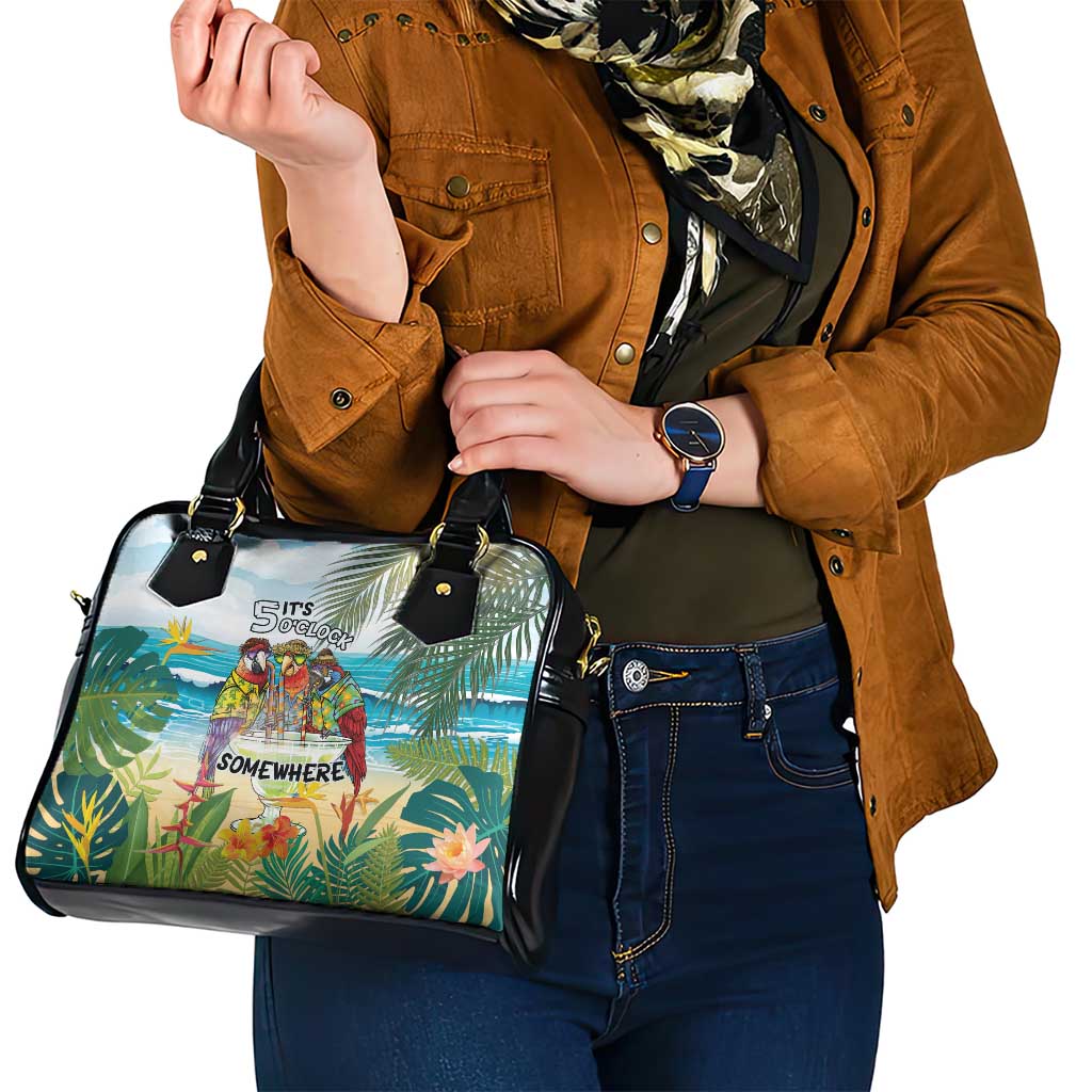 It's 5 o'clock Somewhere Shoulder Handbag Beach Party - Polynesian Pride
