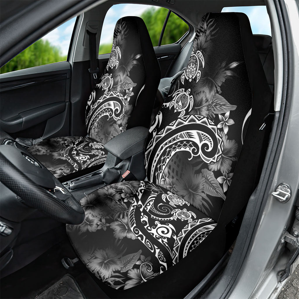 Aloha Hawaii Turtles Floral Car Seat Cover Obsidian Glaze