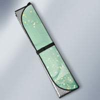 Aloha Hawaii Turtles Floral Auto Sun Shade Seafoam Marbles Glaze