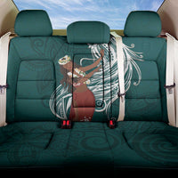 Tahiti Islands Polynesian Plumeria Back Car Seat Cover Tahitian Vahine 'Ote'a - Teal LT7 One Size Teal - Polynesian Pride