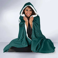 Tahiti Islands Polynesian Plumeria Hooded Blanket Tahitian Vahine 'Ote'a - Teal LT7 - Polynesian Pride