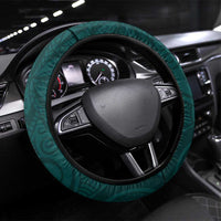 Tahiti Islands Polynesian Plumeria Steering Wheel Cover Tahitian Vahine 'Ote'a - Teal LT7 Universal Fit Teal - Polynesian Pride