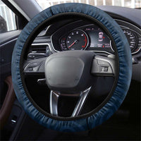 Tahiti Islands Polynesian Plumeria Steering Wheel Cover Tahitian Vahine 'Ote'a - Navy Blue LT7 - Polynesian Pride
