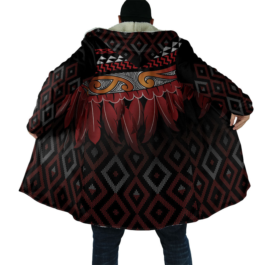 Aotearoa Maori Ngapuhi Iwi Cloak Korowai Tukutuku Kaokao Motifs LT7 - Polynesian Pride