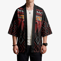 Aotearoa Maori Ngapuhi Iwi Kimono Korowai Tukutuku Kaokao Motifs LT7 - Polynesian Pride