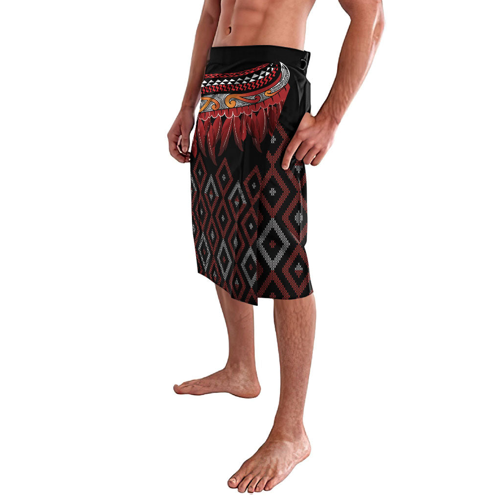 Aotearoa Maori Ngapuhi Iwi Lavalava Korowai Tukutuku Kaokao Motifs LT7 - Polynesian Pride