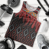 Aotearoa Maori Ngapuhi Iwi Men Tank Top Korowai Tukutuku Kaokao Motifs LT7 - Polynesian Pride