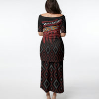 Aotearoa Maori Ngapuhi Iwi Puletasi Korowai Tukutuku Kaokao Motifs LT7 - Polynesian Pride